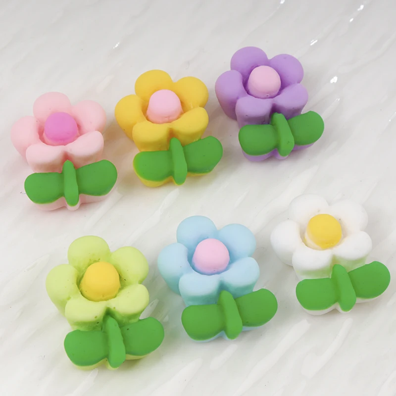 Resin Art Earrings Material - 20/100 шт. мини цветы DIY ремесло