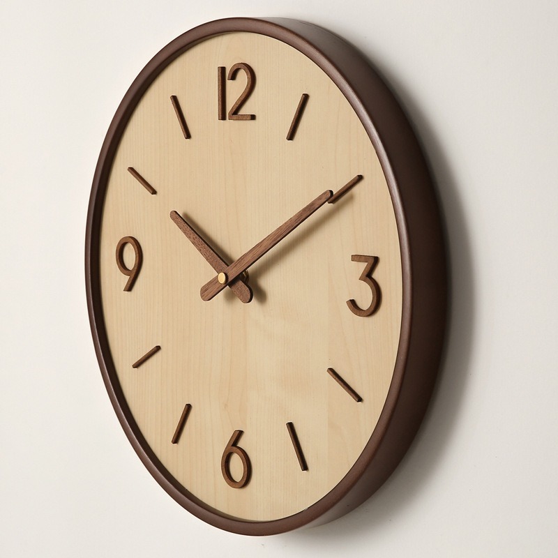 Resin Art Wall Clock - Современные деревянные бесшумные художественные настенные часы,