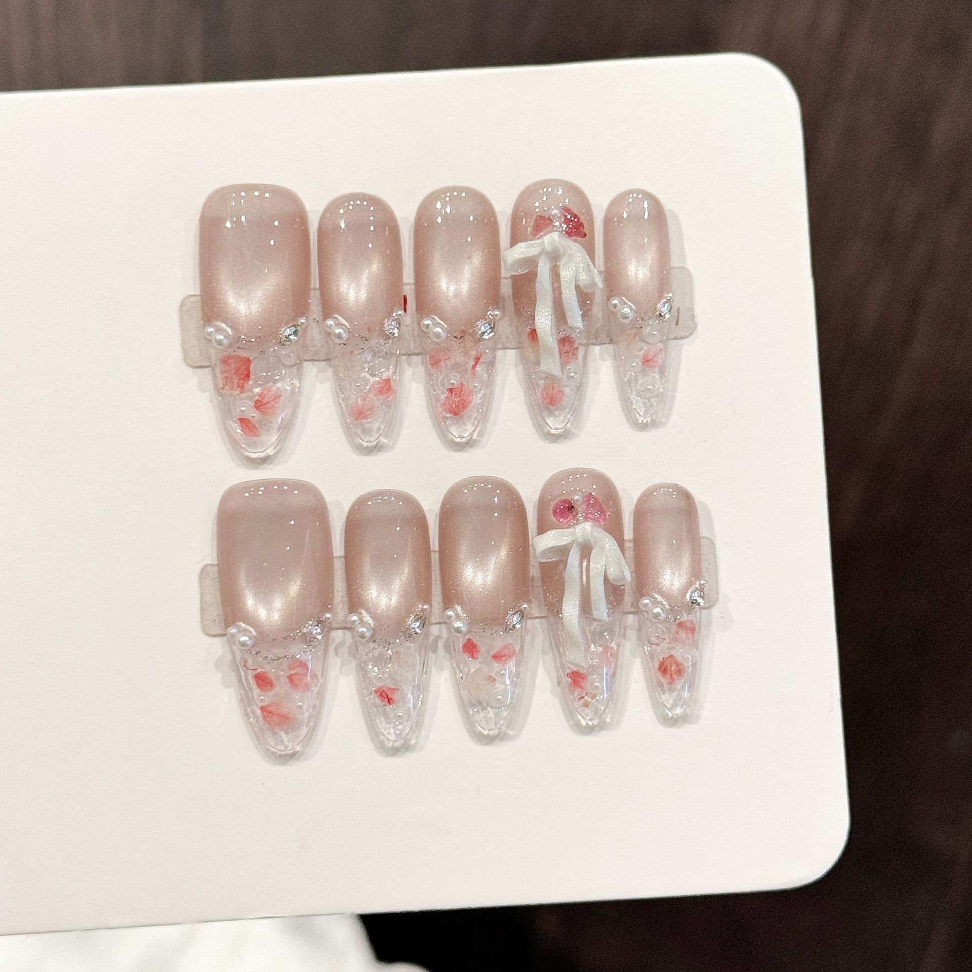 Resin Art Use - 10 шт. Накладные ногти ручной работы,