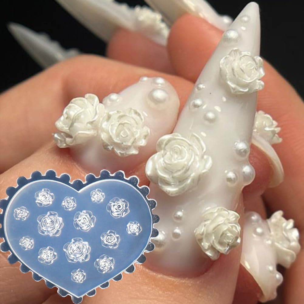 Resin Art Templates Free - 3D-формы для ногтей в виде цветов,