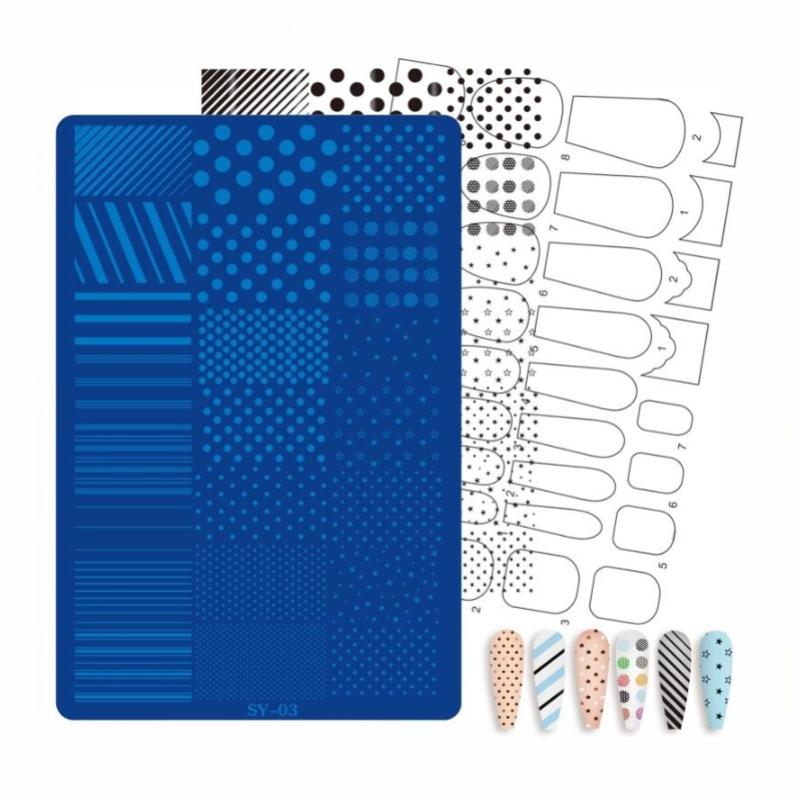 Resin Art Templates Free - Новый многоразовый трафарет для нейл-арта, 1