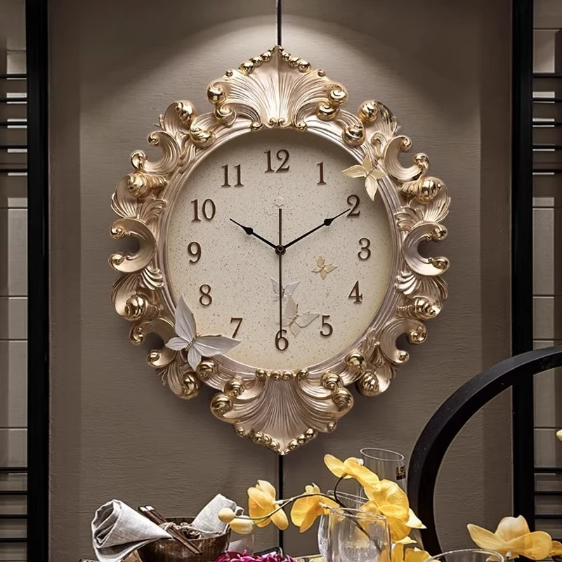 Resin Art Wall Clock - Настенные часы в европейском стиле, классические