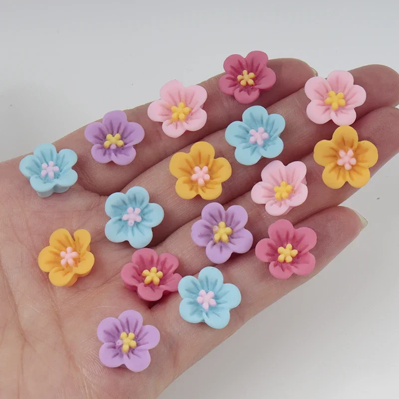 50 шт., мини-цветок для дизайн – обзор и цена Resin Art Earrings Material