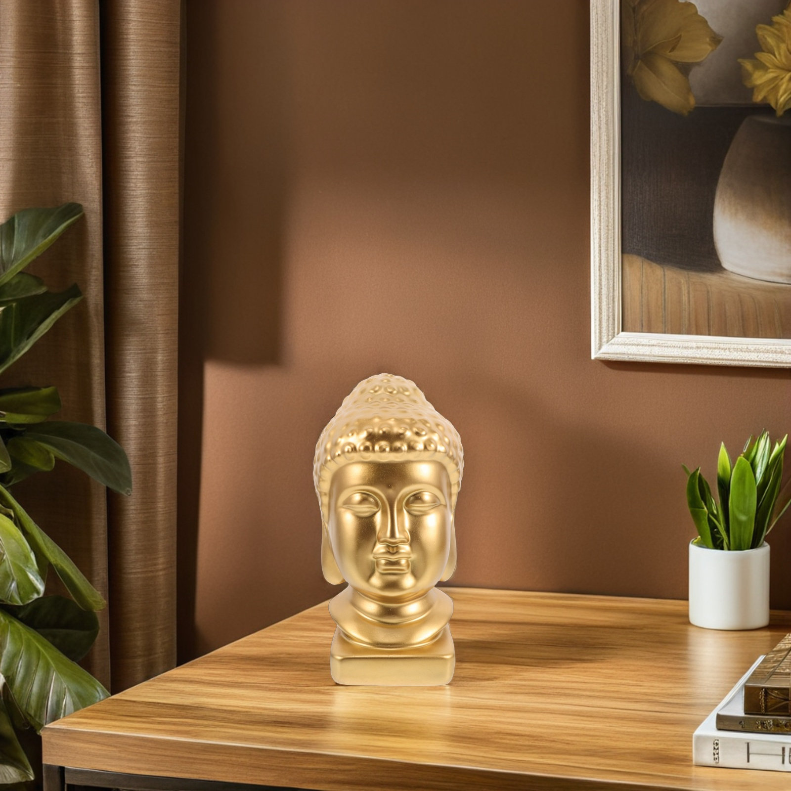 Статуэтка головы Будды из смол – обзор и цена Resin Art Home Decor