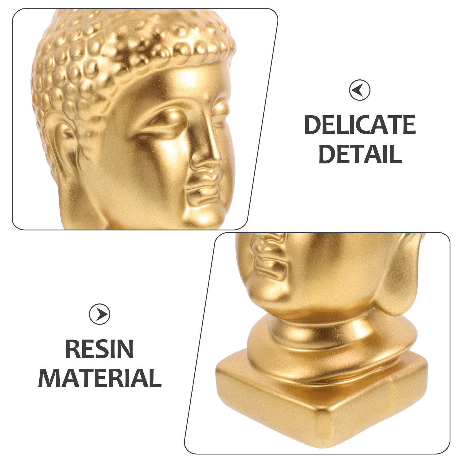 Статуэтка головы Будды из смол – обзор и цена Resin Art Home Decor