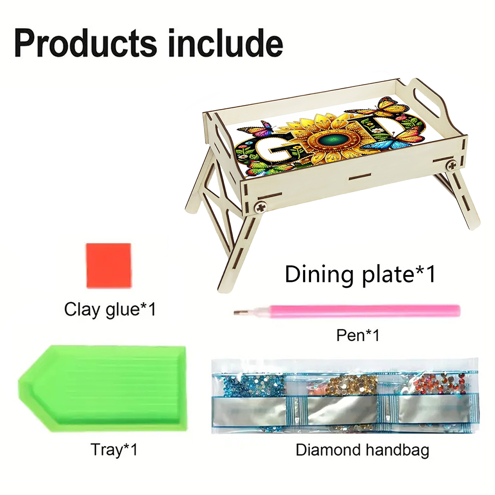 Поднос для сервировки с ручкой – обзор и цена Resin Art Wooden Tray