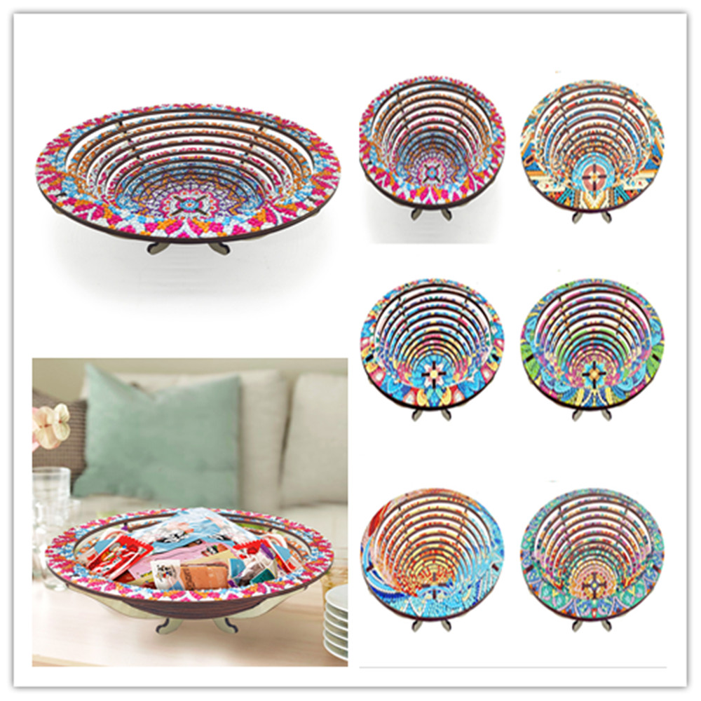 Деревянная Мандала 5D поднос д – обзор и цена Resin Art Wooden Tray