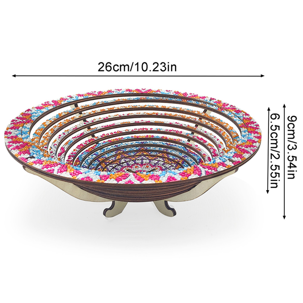 Деревянная Мандала 5D поднос д – обзор и цена Resin Art Wooden Tray