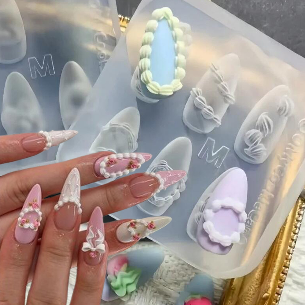 1 шт. 3D французский крем для  – обзор и цена Resin Art Templates Free