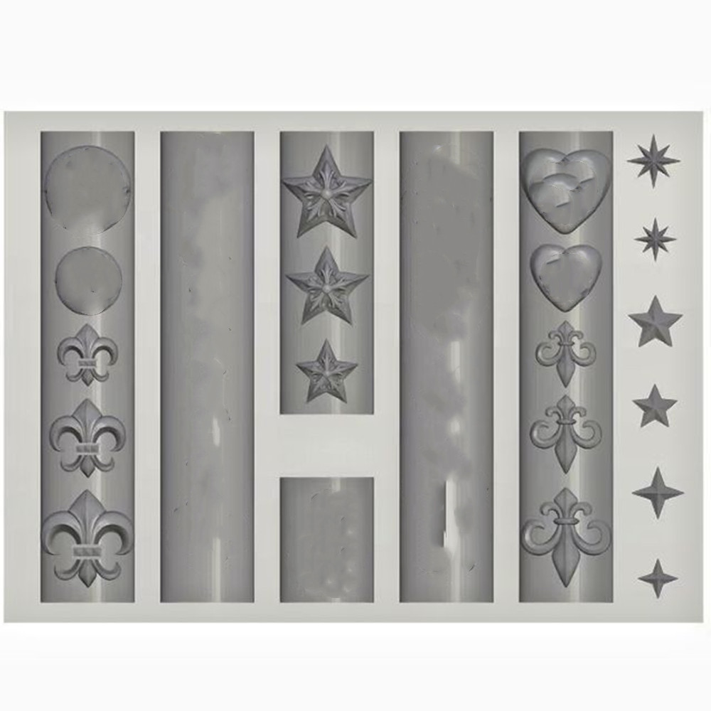 Рождественская 3D-силиконовая  – обзор и цена Resin Art Templates Free