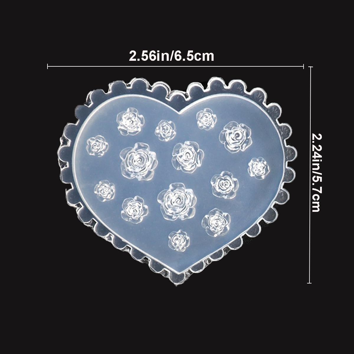 3D-формы для ногтей в виде цве – обзор и цена Resin Art Templates Free