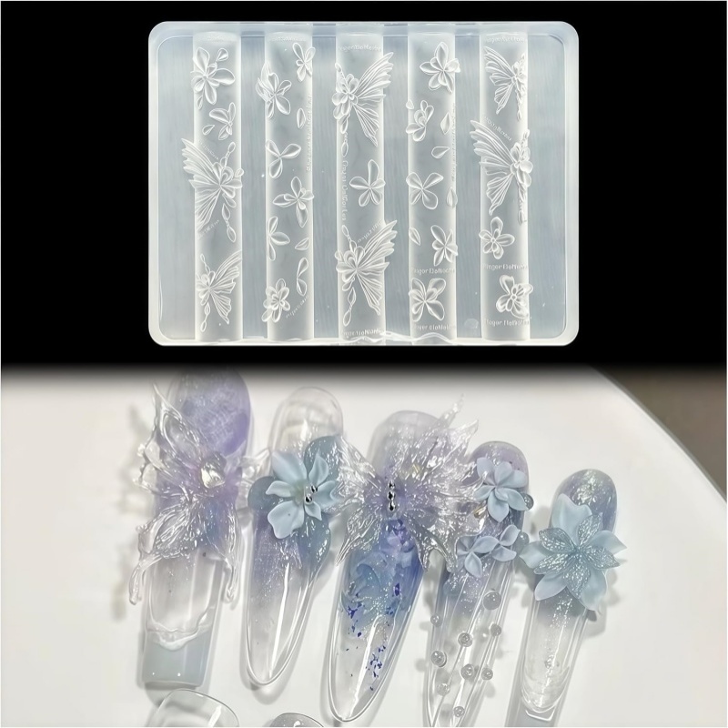 3D гелевая форма для дизайна н – обзор и цена Resin Art Templates Free