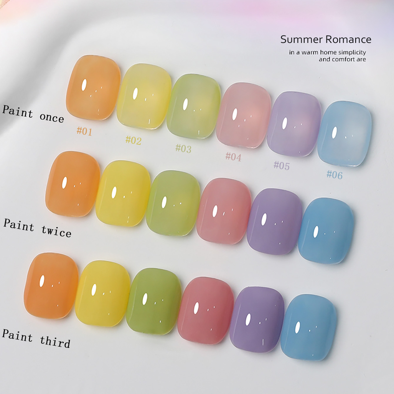 1-6 шт. Новые гель-лаки PSK Ma – обзор и цена Resin Art Price