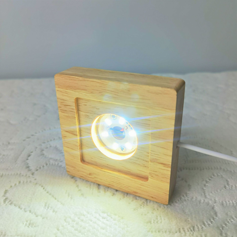Квадратные светодиодные фонари – обзор и цена Resin Art Wooden Tray