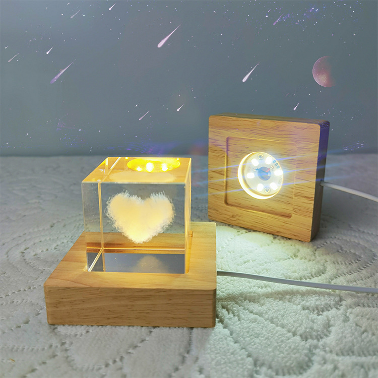 Квадратные светодиодные фонари – обзор и цена Resin Art Wooden Tray
