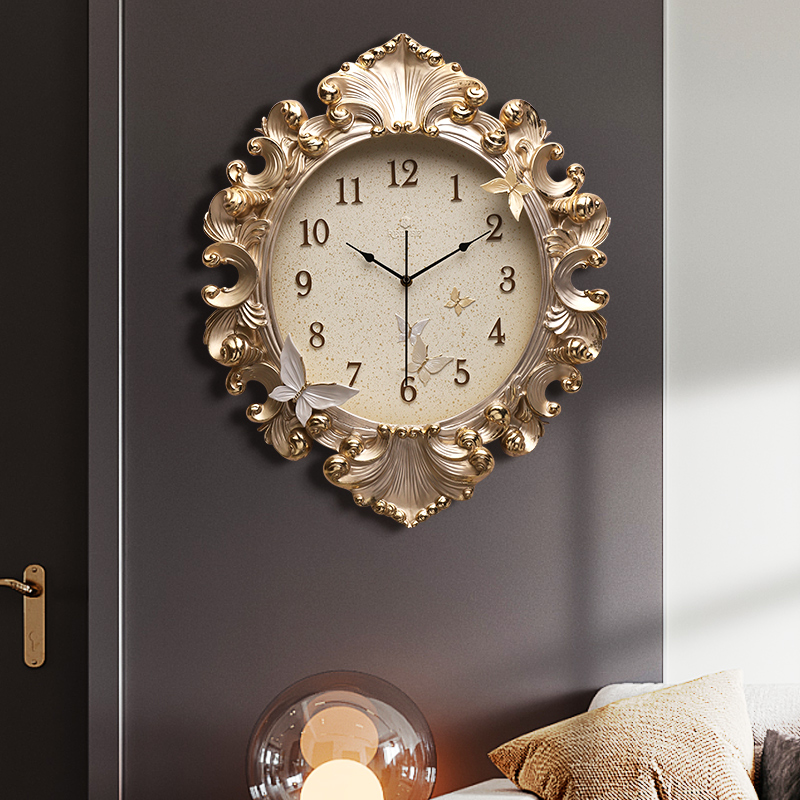 Настенные часы в европейском с – обзор и цена Resin Art Wall Clock